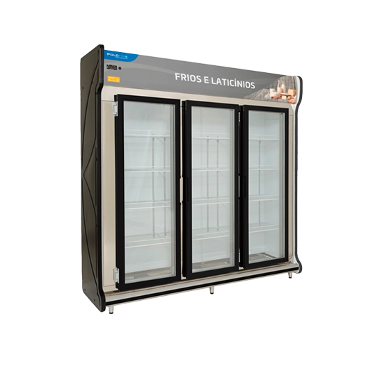 Refrigerador Expositor Auto Servio 3 Portas Classic - Polofrio