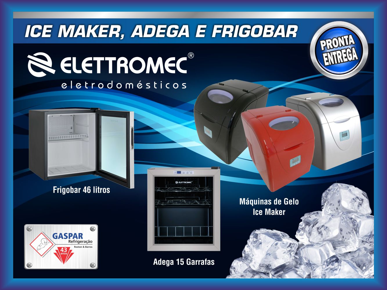 Ice Maker, Adega e Frigobar - Elettromec