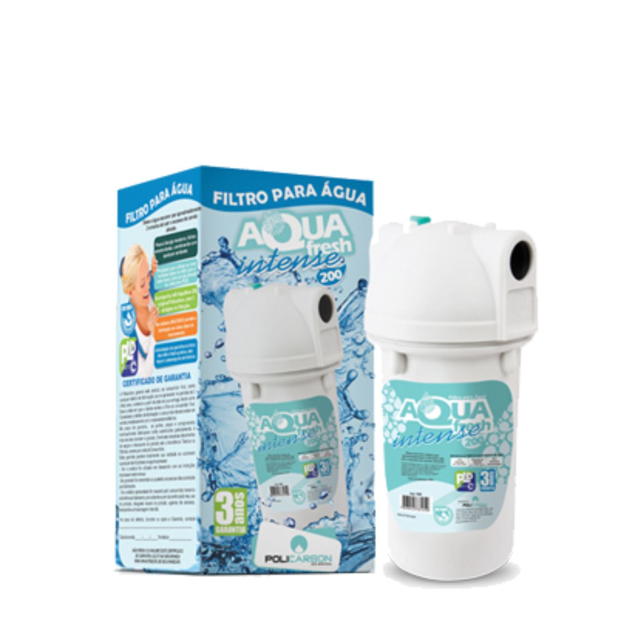 Filtro AquaFresh 200 BR Carvo Ativado - Policarbon