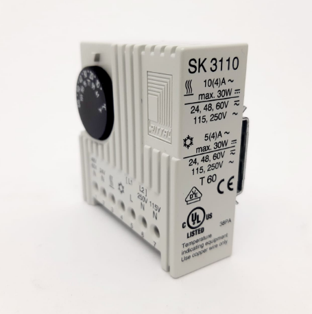 Termostato SK 3110  5-55?C 230/115/60/48/24 V  Cod.: 3110000