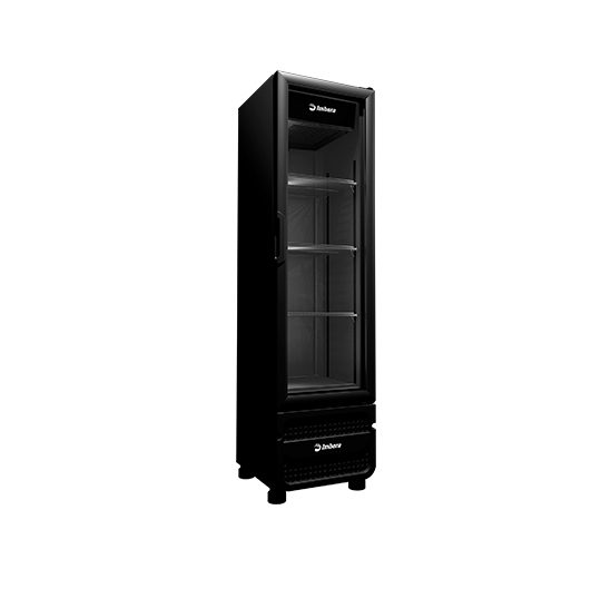 Refrigerador Expositor Vertical Slim 230 Litros Porta de Vidro VR08 Full Black - Imbera