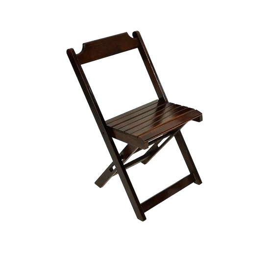 Cadeira de Madeira Dobrável Imbuia - Madesil